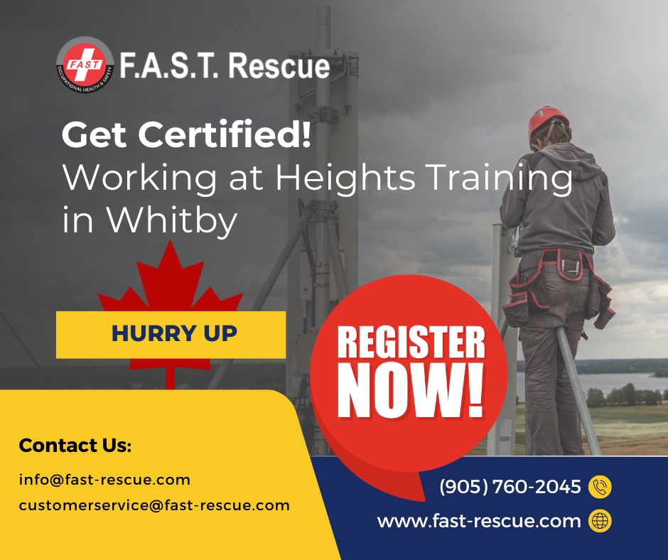 Working At Heights Training In Whitby By Fast Rescue